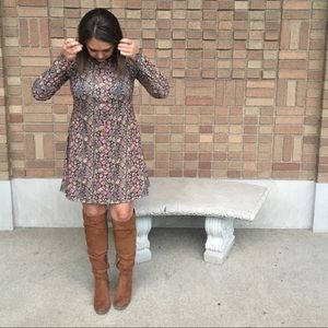 Xhilaration Floral Long Sleeve Dress